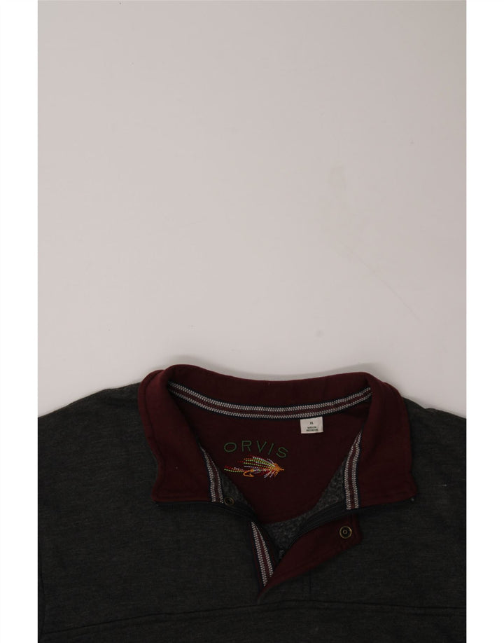Ανδρικό φούτερ με φερμουάρ ORVIS Jumper XL Γκρι βαμβακερό