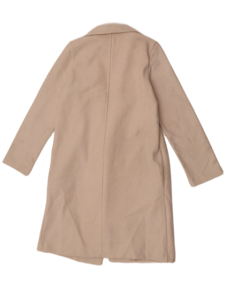 Zara Γυναικείο Ανοιχτό Παλτό UK 10 Small Off White