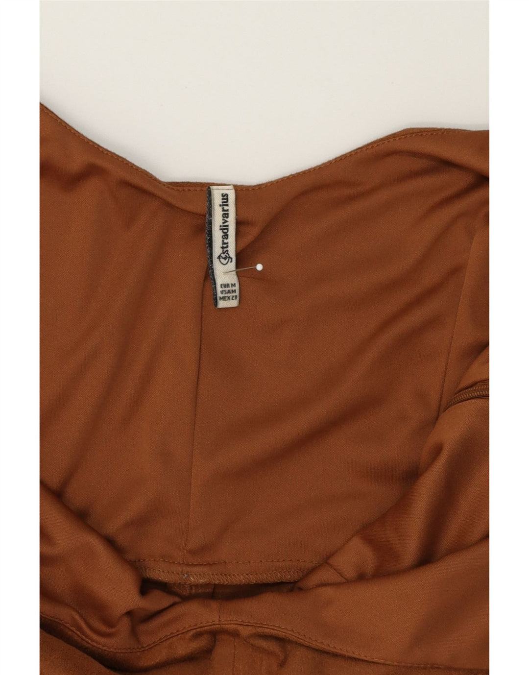 STRADIVARIUS Womens Playsuit UK 12 Medium Brown Vintage Stradivarius and Second-Hand Stradivarius from Messina Hembry 