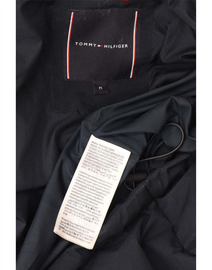 Tommy Hilfiger Ανδρικό μπουφάν με κουκούλα UK 38 Medium Navy Blue Polyester