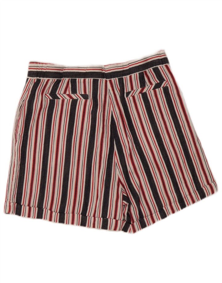 Γυναικείο σορτς chino γαλλικής σύνδεσης UK 8 Small W28 πολύχρωμο ριγέ