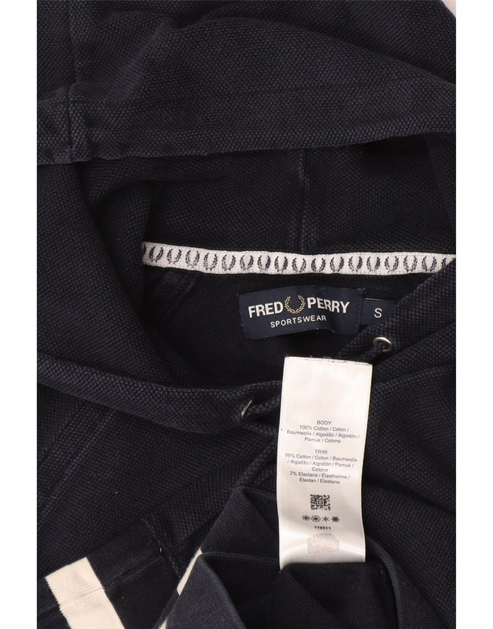 Fred Perry Ανδρικό Hoodie Jumper Small Navy Blue Cotton