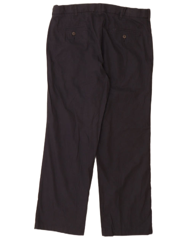 MARKS & SPENCER Ανδρικό Παντελόνι Chino Μπλε Harbour W34 L29 Navy Blue