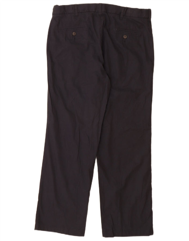 MARKS & SPENCER Ανδρικό Παντελόνι Chino Μπλε Harbour W34 L29 Navy Blue