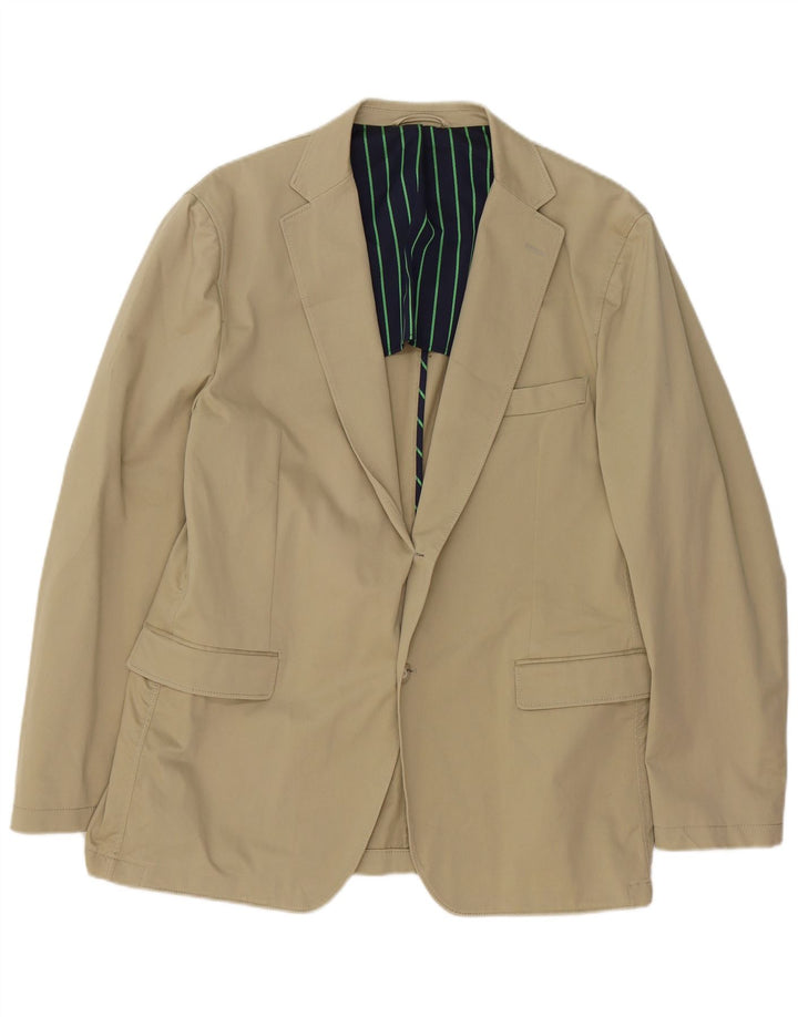 Ανδρικό μπουφάν Gant 2 Button Blazer IT 54 2XL Beige Cotton
