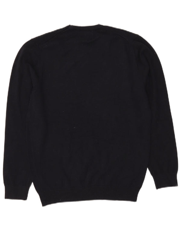 Ανδρικό πουλόβερ Zara Crew Neck Jumper Small Navy Blue