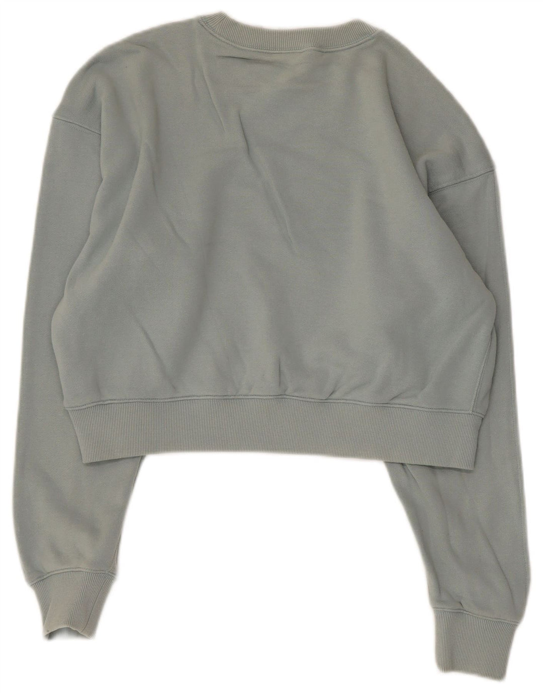 Γυναικείο φούτερ Adidas Crop Oversized Jumper UK 6 XS Μπλε βαμβακερό