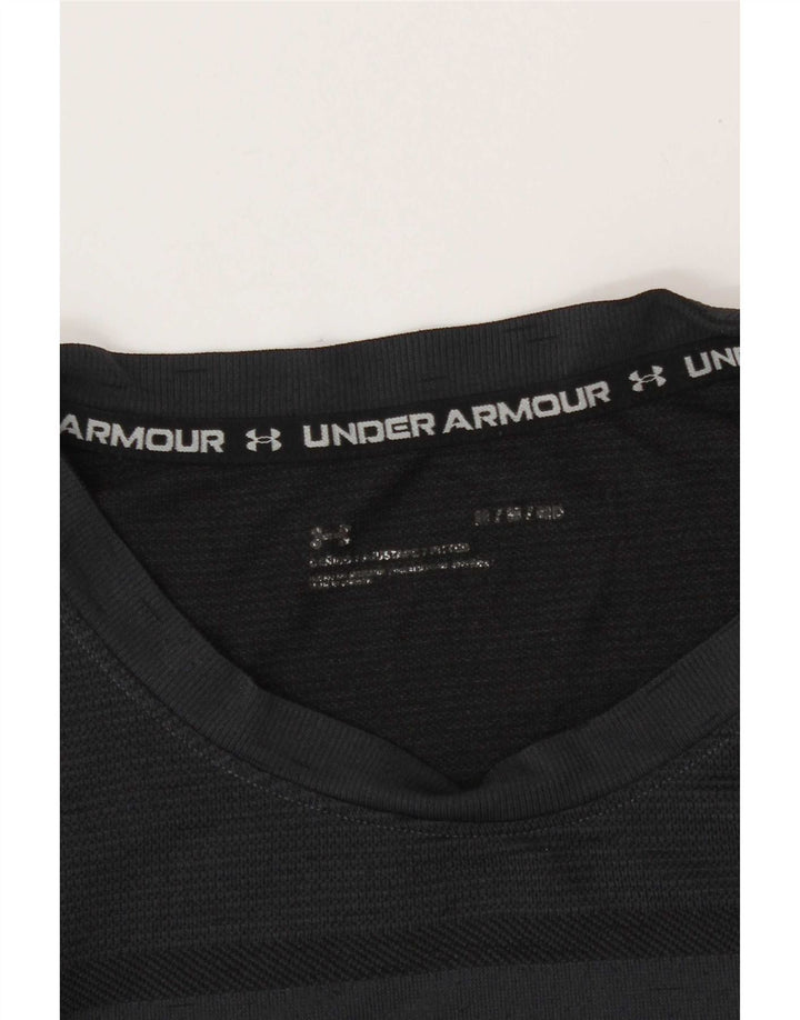Ανδρικό T-Shirt Under Armour Top Medium Black Flecked