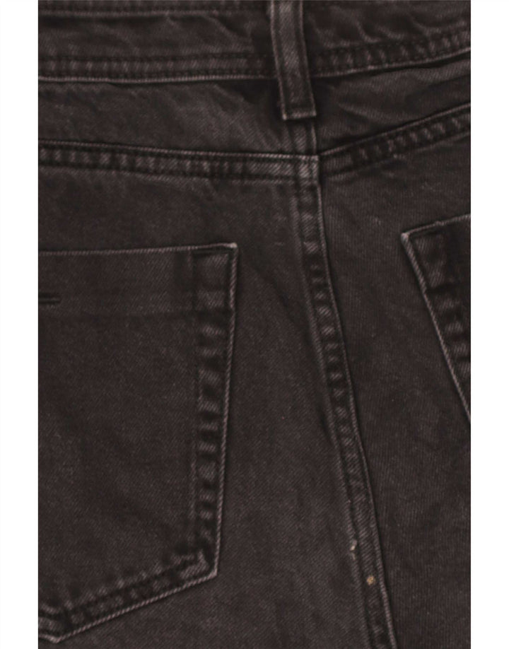 Zara Γυναικείο τζιν σορτς Medium W28 μαύρο βαμβακερό
