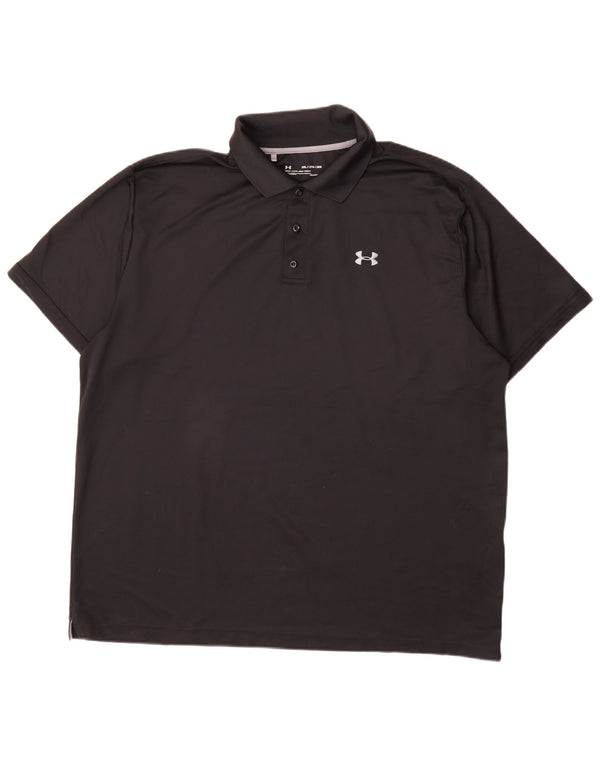 Under Armour Ανδρικό Heat Gear Polo πουκάμισο 2XL Μαύρο