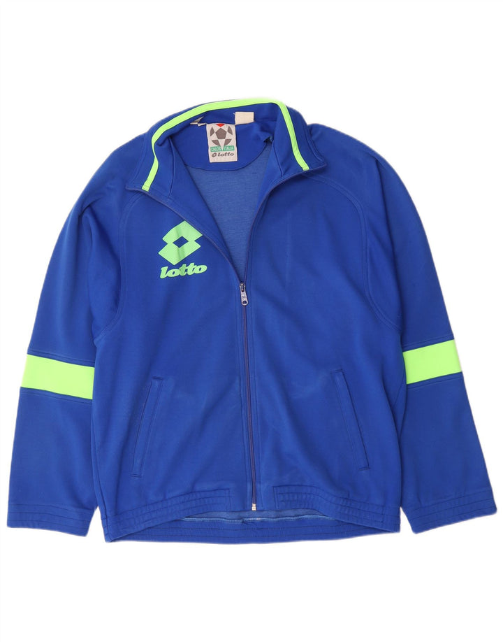 Ανδρική φόρμα γραφικών Lotto Top Jacket Large Blue Colourblock