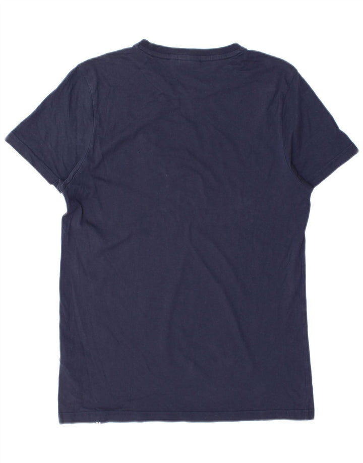 Ανδρικό T-Shirt Fila Top από μεσαίο μπλε ναυτικό βαμβακερό