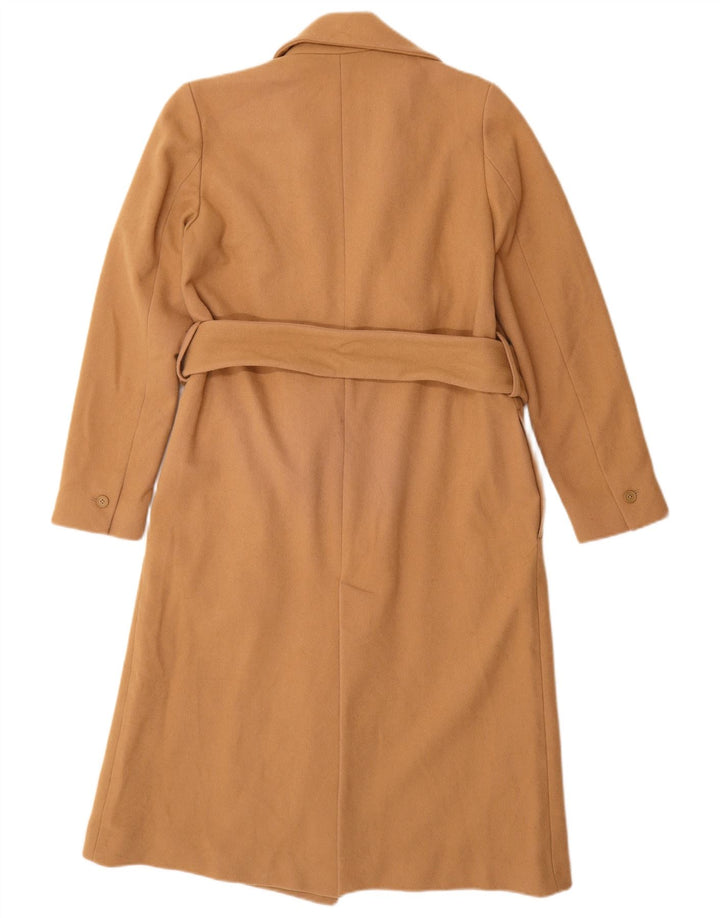 Massimo Dutti Γυναικείο Παλτό EU 34 2XS Μπεζ μαλλί