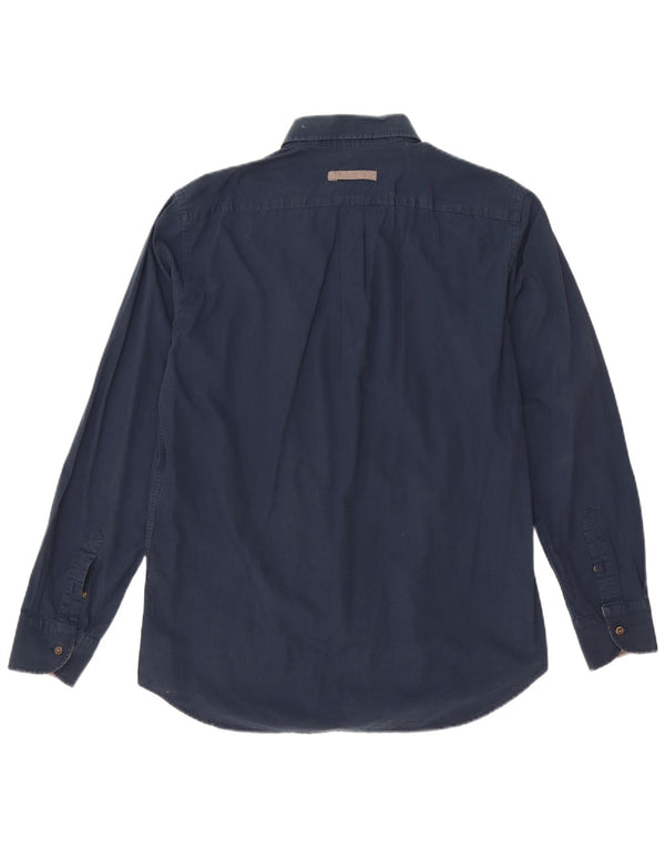 Ανδρικό πουκάμισο με κανονική εφαρμογή Harmont & Blaine XL Navy Blue