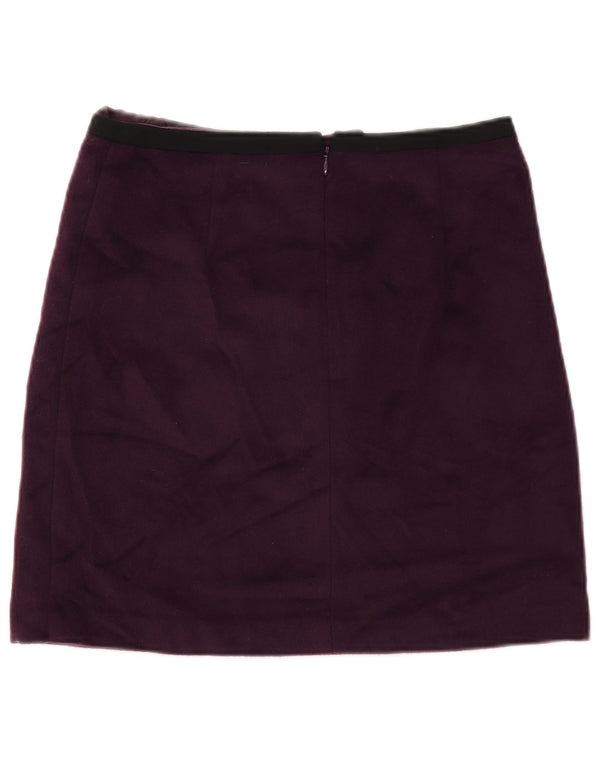 MARKS & SPENCER Γυναικεία μίνι φούστα UK 10 Small W28 Purple Polyester