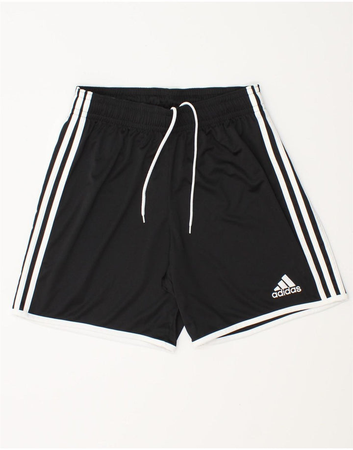 Ανδρικό σορτς Adidas Climalite από μεσαίο μαύρο πολυεστέρα