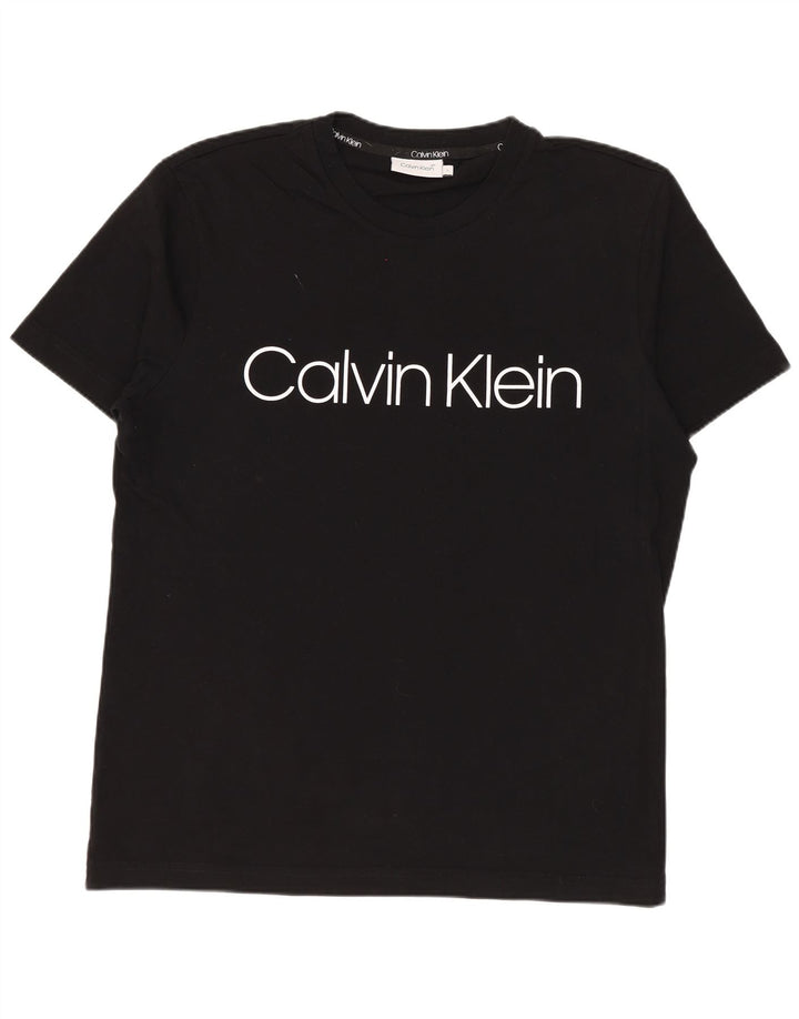 CALVIN KLEIN Ανδρικό Graphic T-Shirt Τοπ Μεγάλο Μαύρο