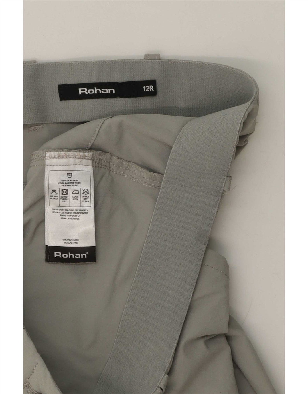 Rohan Γυναικείο Slim Cargo Παντελόνι UK 12 Medium W32 L30 Grey Polyamide