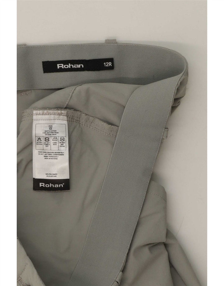 Rohan Γυναικείο Slim Cargo Παντελόνι UK 12 Medium W32 L30 Grey Polyamide