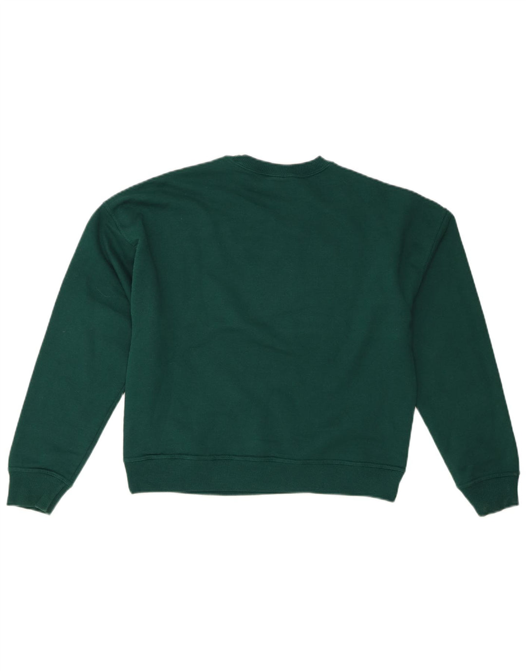 CHAMPION Womens Oversized Graphic Sweatshirt Jumper UK 10 Small Green