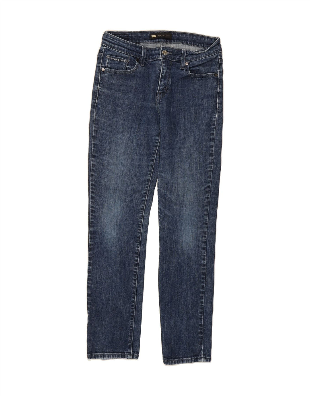 LEVI'S Womens Mid Rise Skinny Jeans W28 L29 Blue Vintage Levi's and Second-Hand Levi's from Messina Hembry 