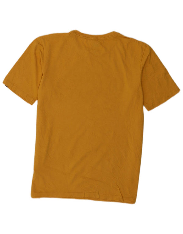 Γραφικό μπλουζάκι Quiksilver Boys Regular Fit Top 15-16 ετών κίτρινο βαμβακερό