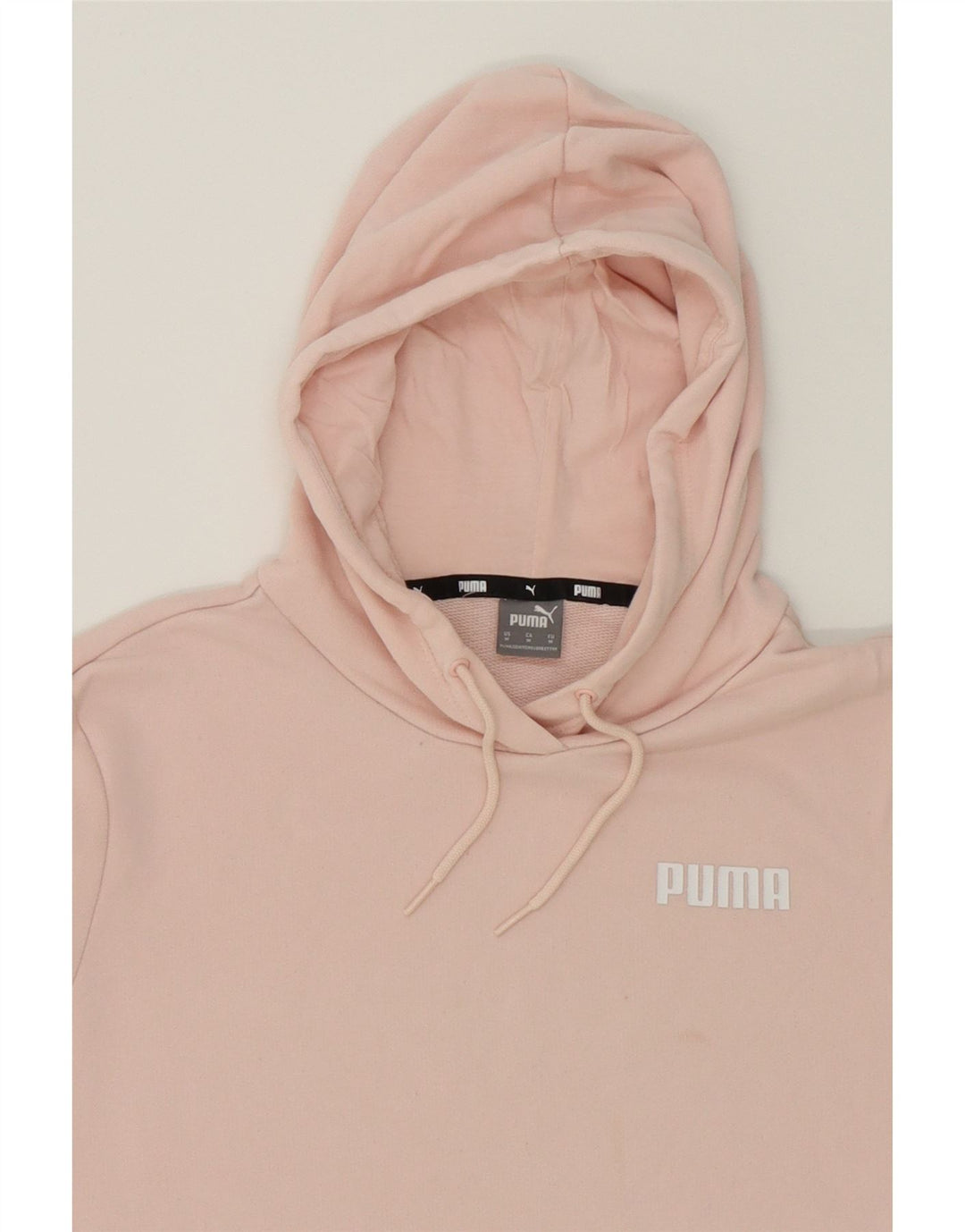 PUMA Womens Hoodie Jumper UK 14 Medium Pink Vintage Puma and Second-Hand Puma from Messina Hembry 