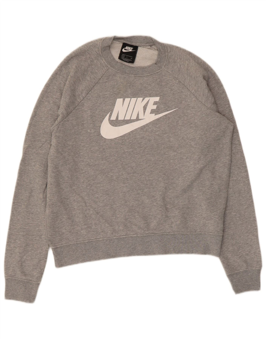 Ανδρικό γραφικό φούτερ Nike, βαμβακερό γκρι μικρό