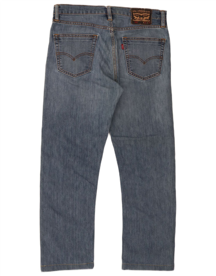 Levi's Mens 504 Straight Jeans W33 L27 Μπλε Βαμβακερό