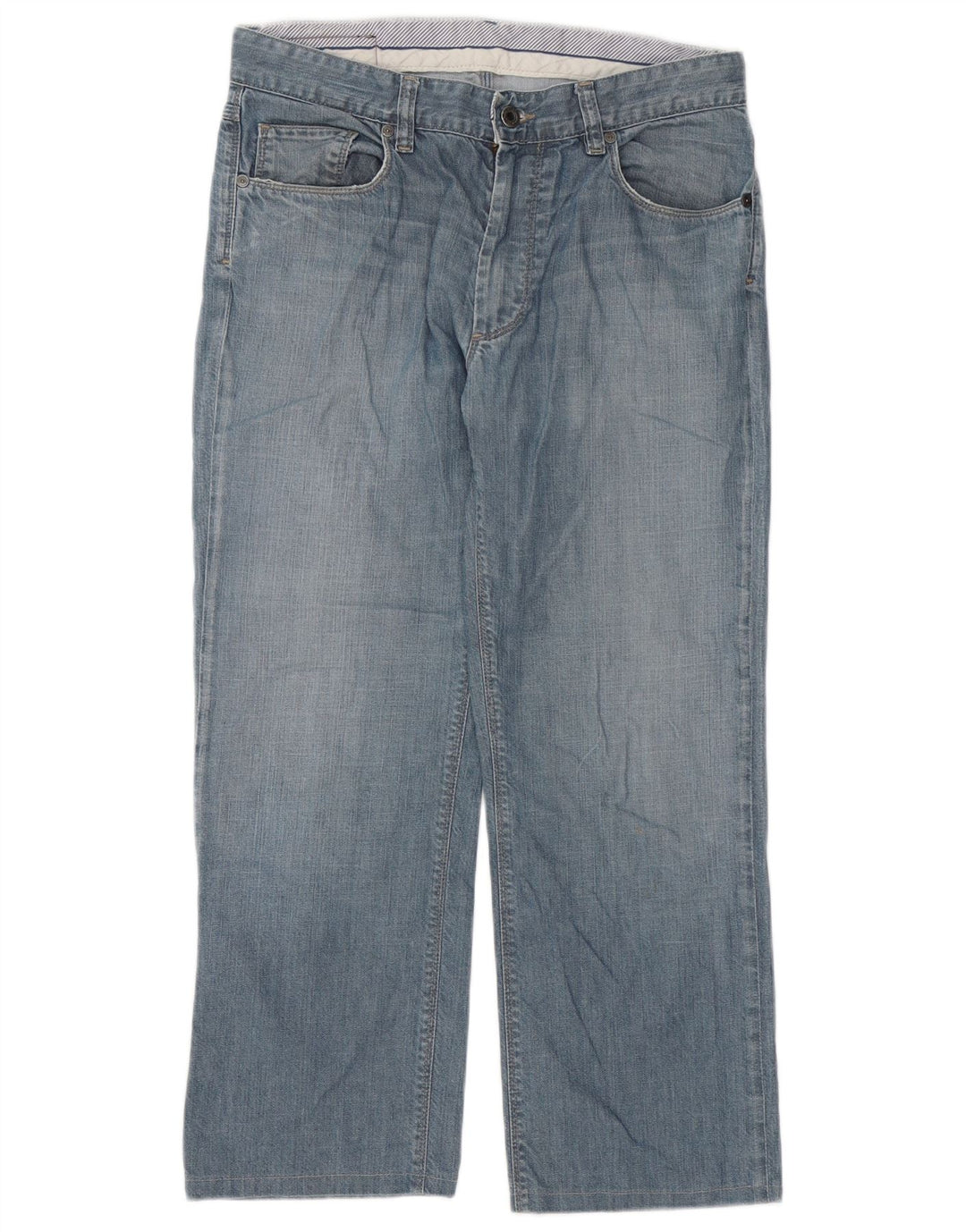 Massimo Dutti Γυναικείο ίσιο τζιν W34 L26 Μπλε
