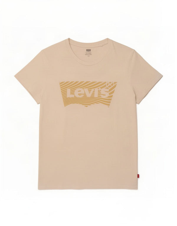 Γυναικείο γραφικό T-Shirt Levi's Top UK 14 Large White