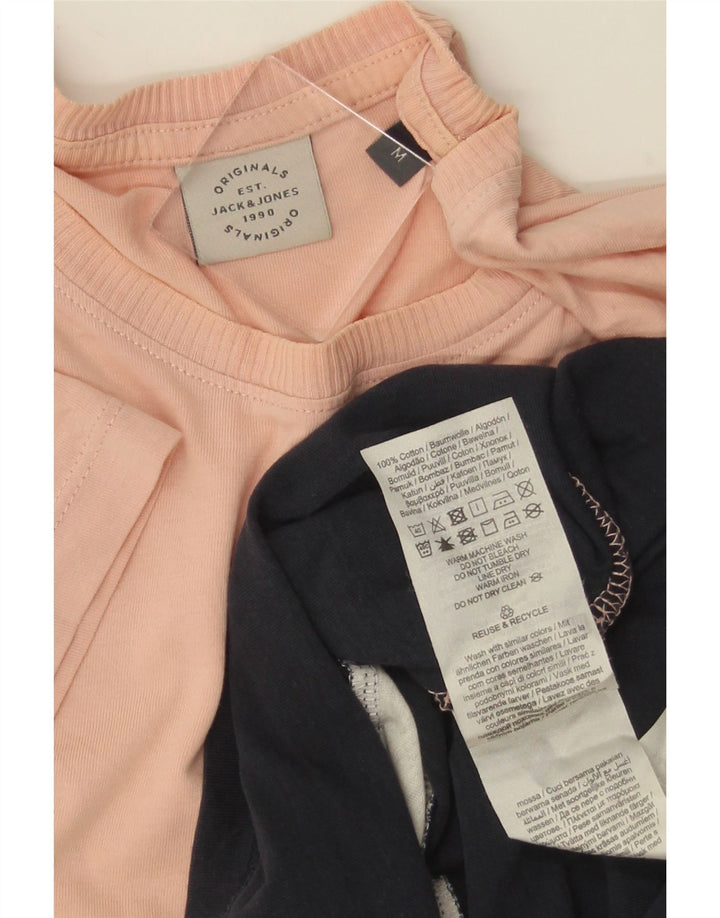 Ανδρικό μπλουζάκι JACK & JONES Τοπ μεσαίο πολύχρωμο βαμβακερό μπλοκ