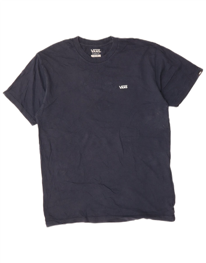 Ανδρικό T-Shirt VANS Κλασική Εφαρμογή Τοπ μεσαίου μπλε ναυτικού βαμβακερό