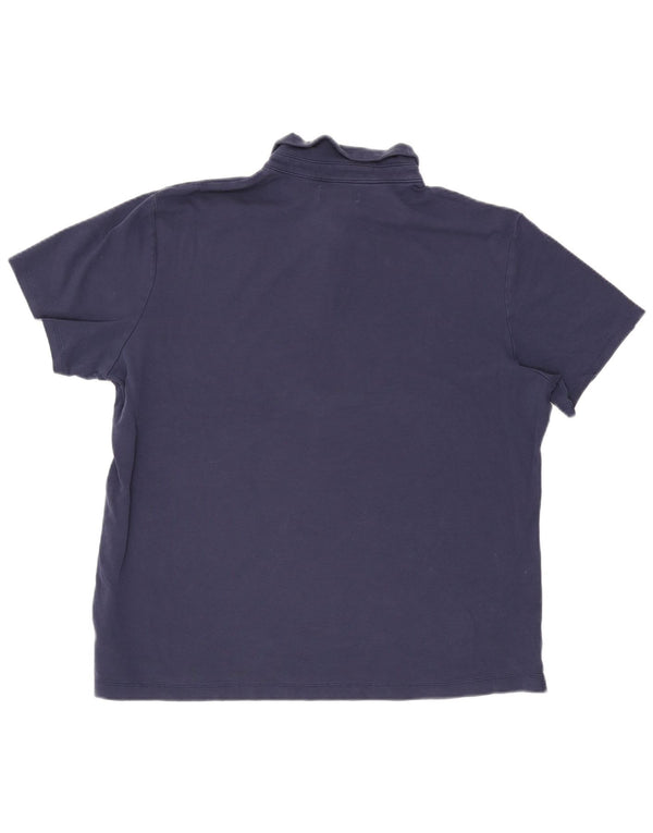 Orvis Ανδρικό Πόλο Μπλουζάκι 2XL Navy Blue Βαμβακερό