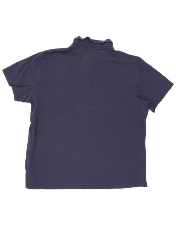 Orvis Ανδρικό Πόλο Μπλουζάκι 2XL Navy Blue Βαμβακερό