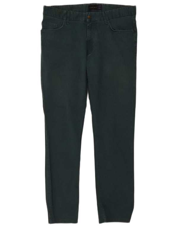 Zara Ανδρικό Slim Casual Παντελόνι EU 44 Large W34 L31 Green