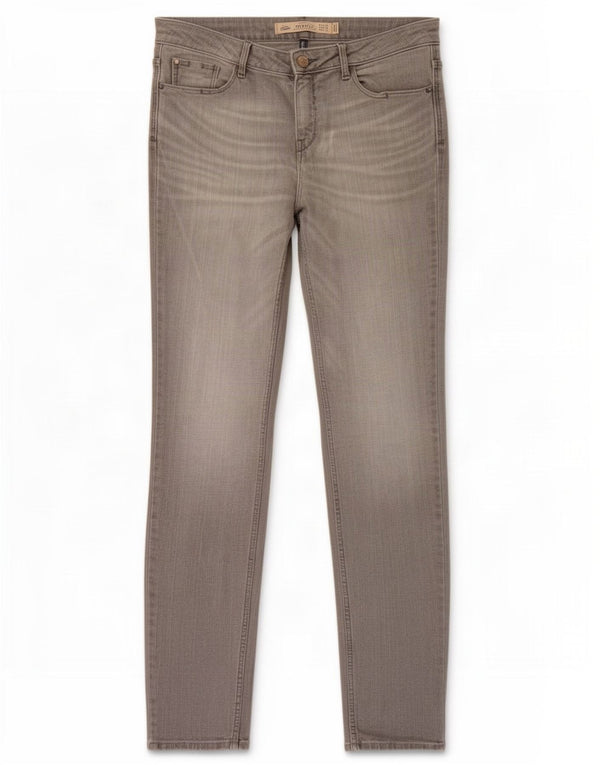 Zara Γυναικεία Trafaluc Slim Jeans EU 38 Small W28 L32 Γκρι βαμβακερό