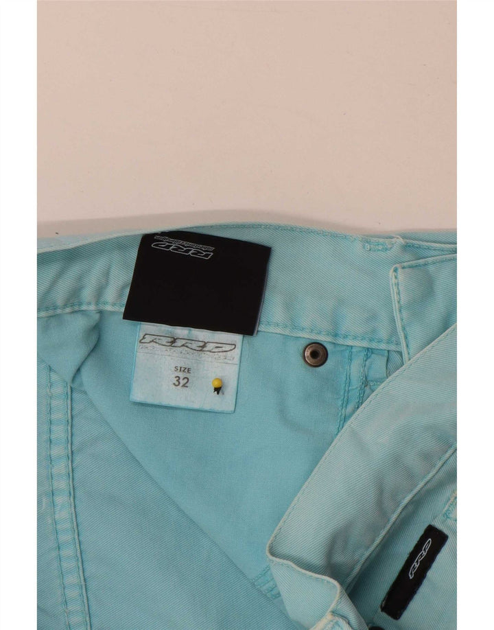 Ανδρικό σορτς καθημερινό RRD W32 μεσαίο μπλε βαμβακερό