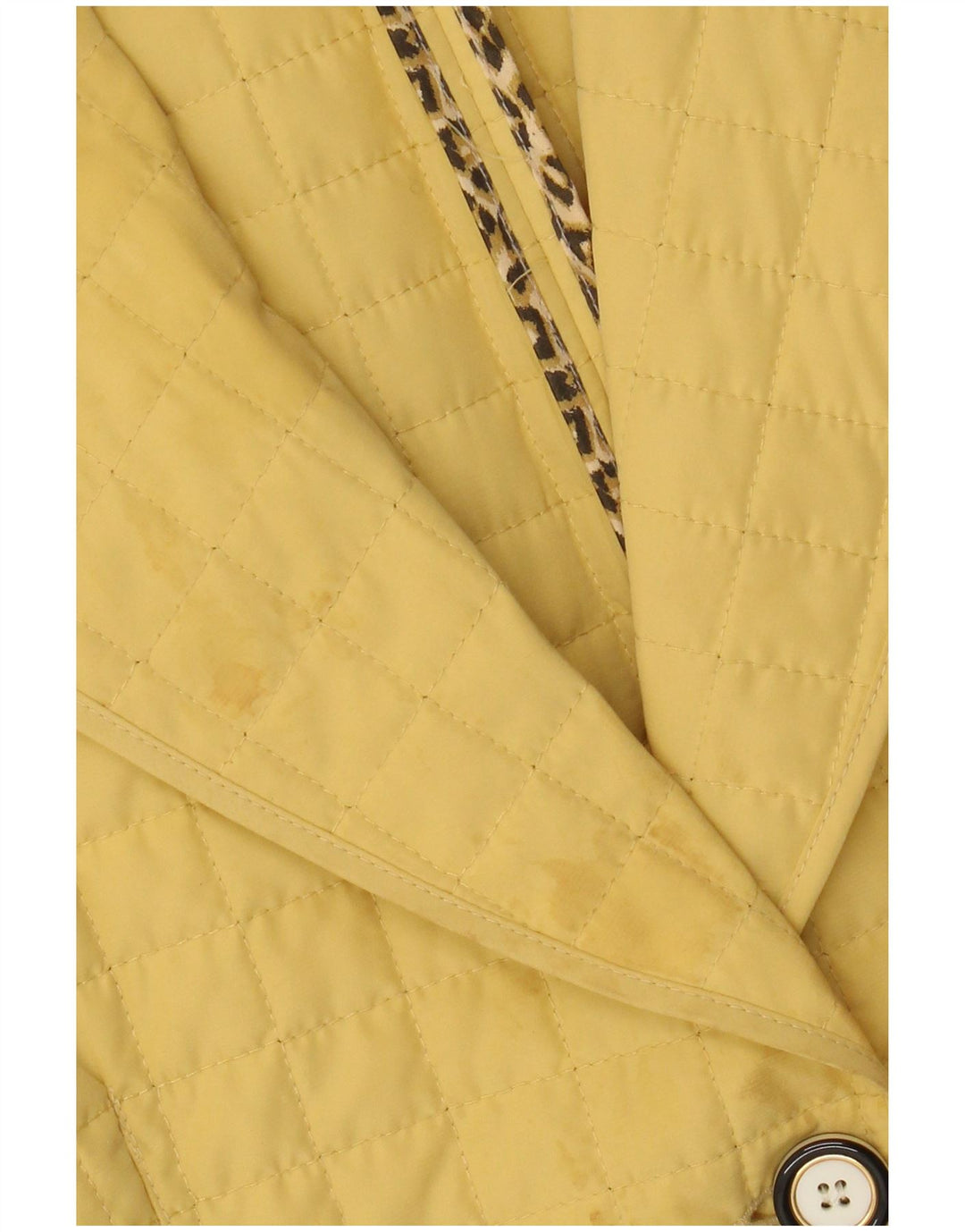 Perte by Krizia Γυναικείο καπιτονέ σακάκι με 3 κουμπιά, Μέγεθος 23 Medium Yellow