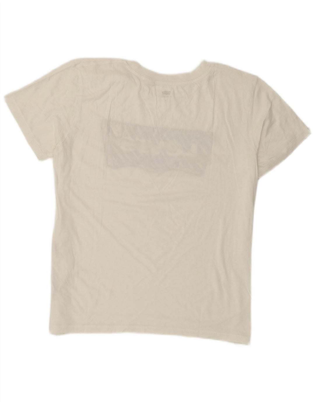 Γυναικείο γραφικό μπλουζάκι Levi's Top UK 14 μεσαίο λευκό βαμβακερό
