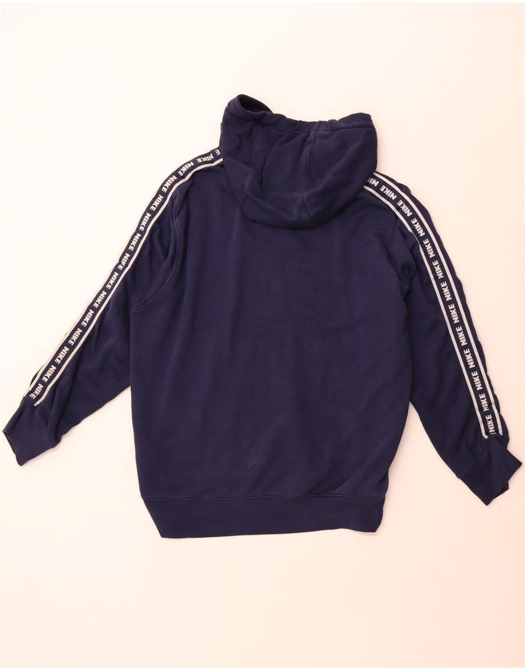 Ανδρικό γραφικό μπλουζάκι με κουκούλα Nike, μεγάλο, μπλε ναυτικό βαμβακερό