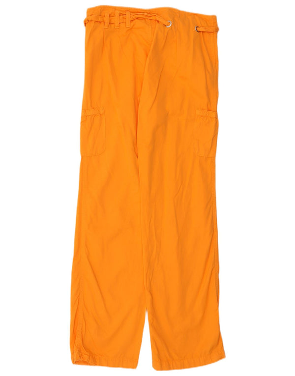 Sisley Γυναικείο ίσιο παντελόνι Cargo IT 42 Medium W30 L33 Orange Cotton