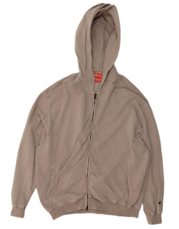 Ανδρικό πουλόβερ με κουκούλα με φερμουάρ CHAMPION XS Μπεζ