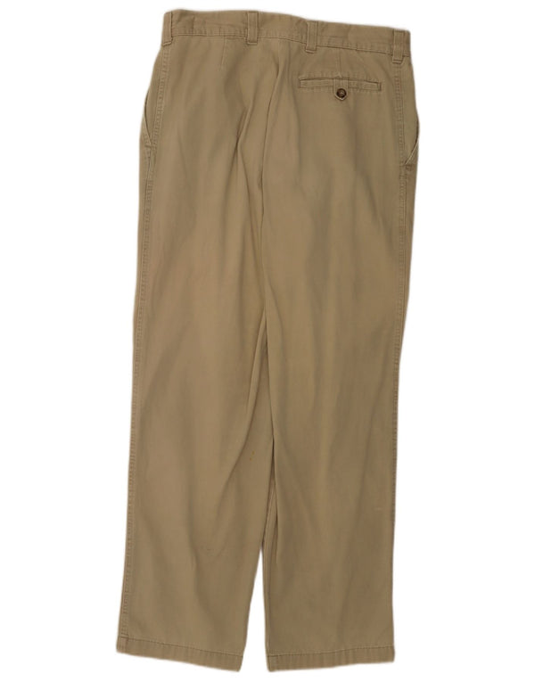 Ανδρικό παντελόνι Chino Marks & Spencer W32 L31 Μπεζ βαμβακερό