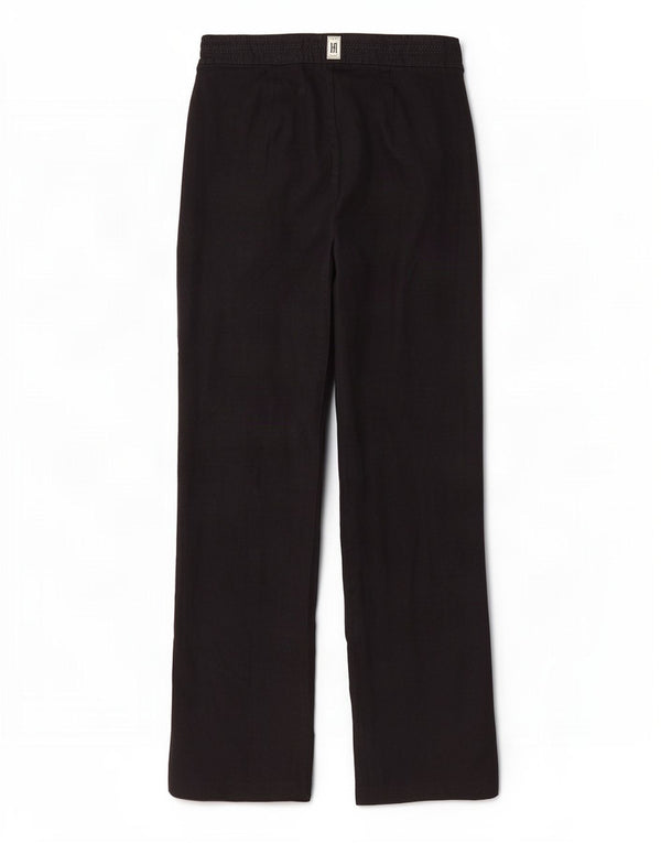 Marks & Spencer Γυναικείο φαρδύ παντελόνι casual UK 14 μεγάλο W32 L32 μαύρο