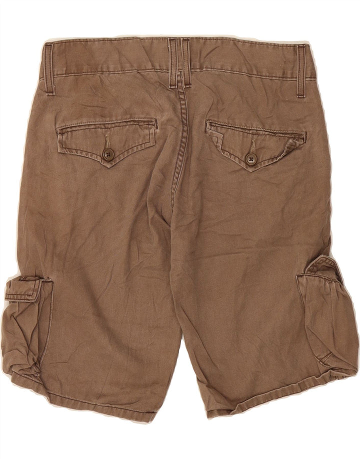 LEVI'S Womens Casual Shorts US 9 Medium W32  Brown Ramie Vintage Levi's and Second-Hand Levi's from Messina Hembry 