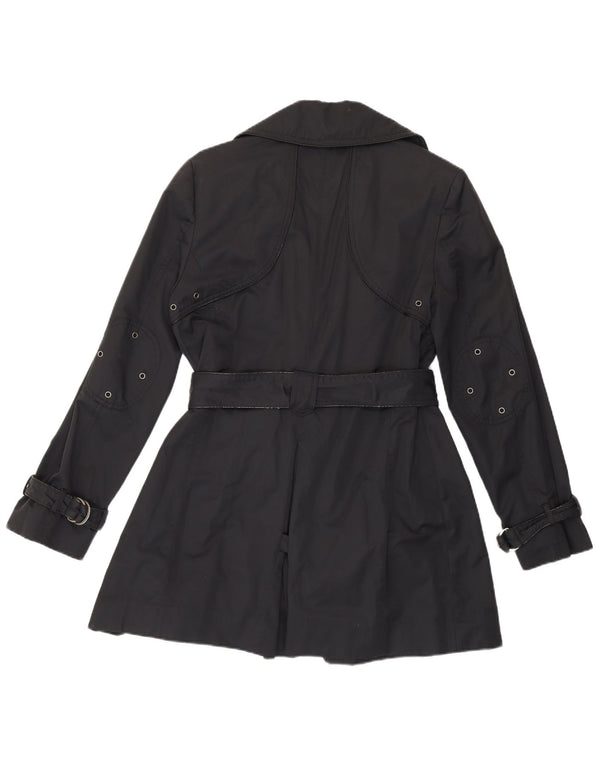 Γυναικεία καμπαρντίνα Calvin Klein UK 10 Small Black Cotton Classic