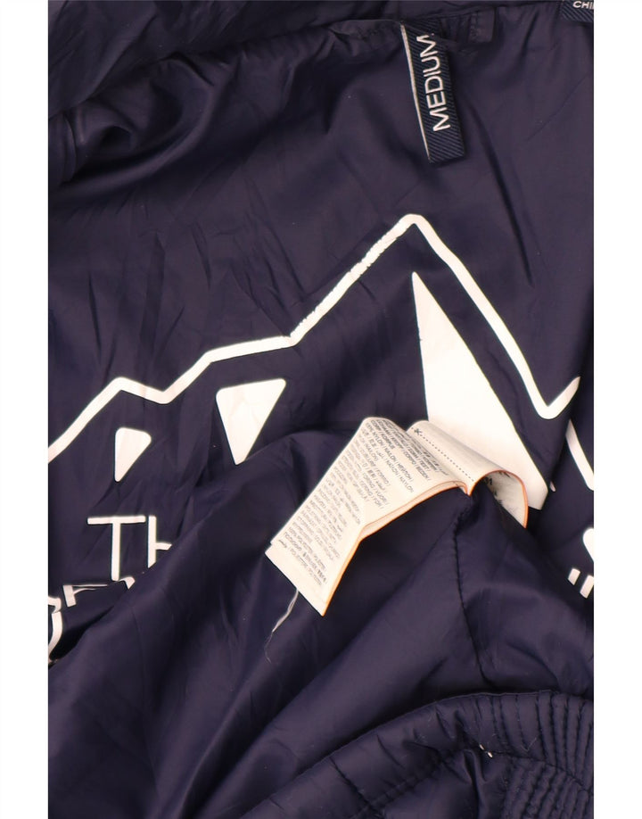 Γυναικείο μπουφάν με επένδυση SUPERDRY UK 12 Medium Navy Blue Nylon