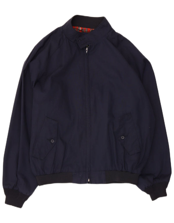 Vintage Ανδρικό Bomber Jacket UK 42 XL Navy Blue Polyester
