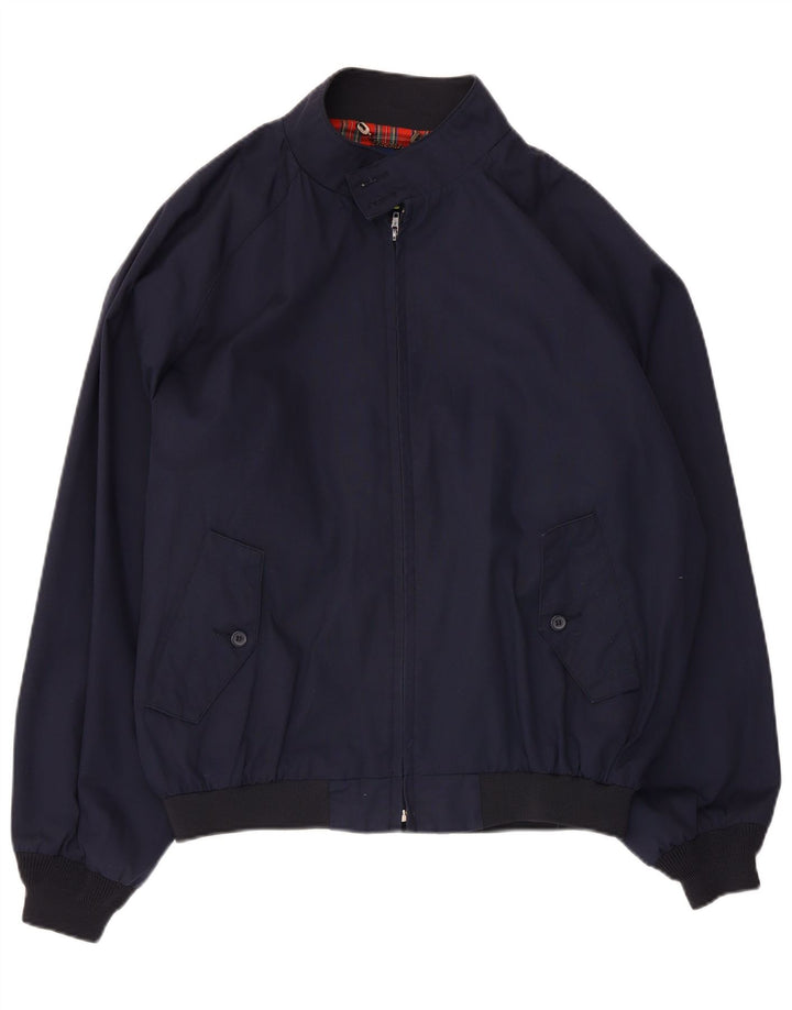 Vintage Ανδρικό Bomber Jacket UK 42 XL Navy Blue Polyester